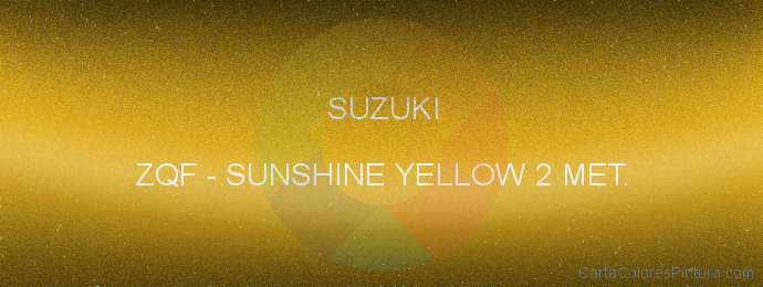 Pintura Suzuki ZQF Sunshine Yellow 2 Met.