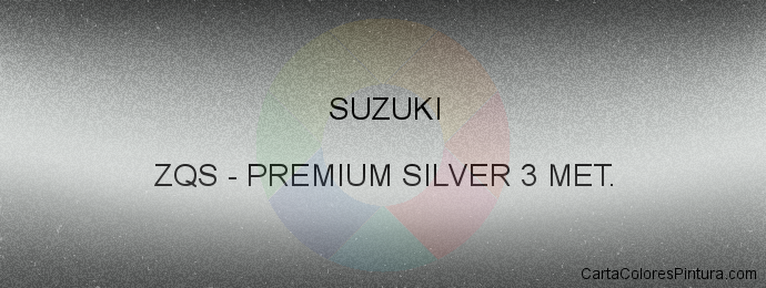 Pintura Suzuki ZQS Premium Silver 3 Met.