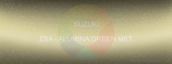 Pintura Suzuki ZSA Alumina Green Met.