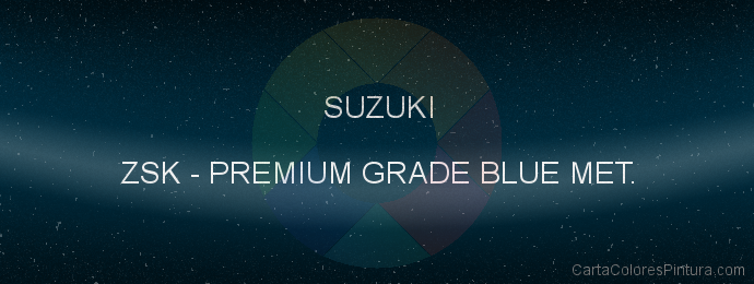Pintura Suzuki ZSK Premium Grade Blue Met.
