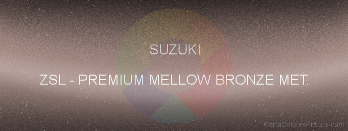 Pintura Suzuki ZSL Premium Mellow Bronze Met.