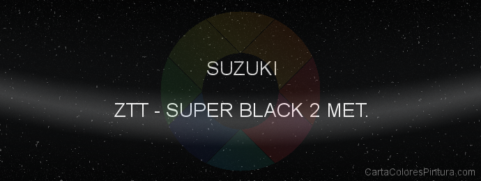 Pintura Suzuki ZTT Super Black 2 Met.
