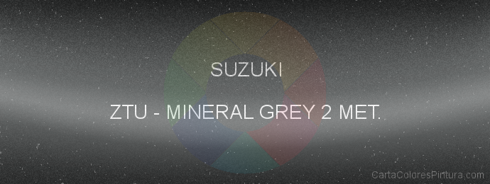 Pintura Suzuki ZTU Mineral Grey 2 Met.