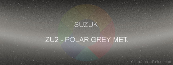 Pintura Suzuki ZU2 Polar Grey Met.