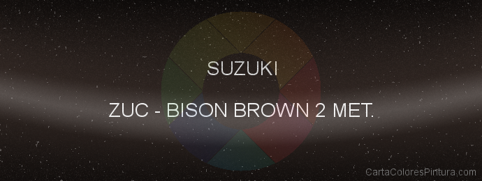 Pintura Suzuki ZUC Bison Brown 2 Met.