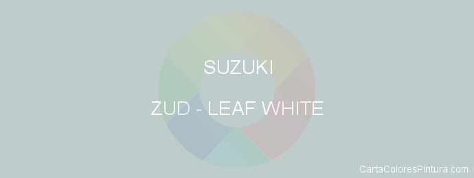 Pintura Suzuki ZUD Leaf White