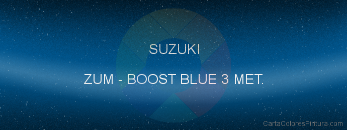 Pintura Suzuki ZUM Boost Blue 3 Met.