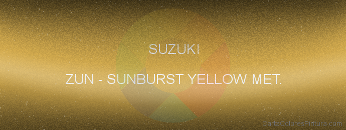 Pintura Suzuki ZUN Sunburst Yellow Met.