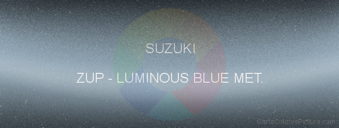 Pintura Suzuki ZUP Luminous Blue Met.