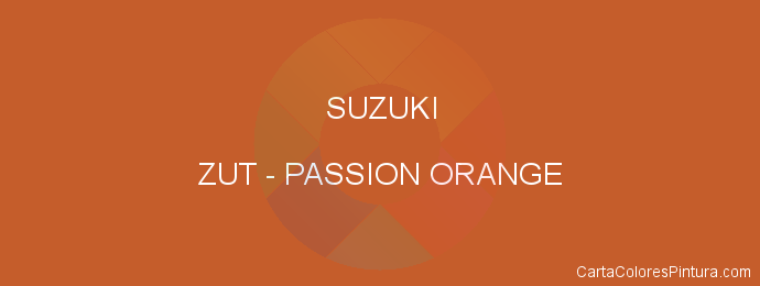 Pintura Suzuki ZUT Passion Orange