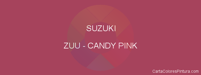 Pintura Suzuki ZUU Candy Pink