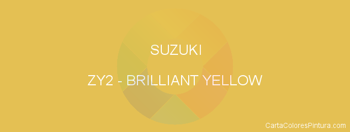 Pintura Suzuki ZY2 Brilliant Yellow