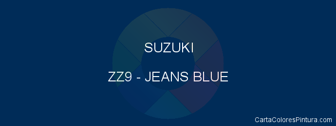 Pintura Suzuki ZZ9 Jeans Blue