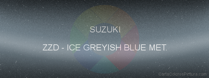 Pintura Suzuki ZZD Ice Greyish Blue Met.