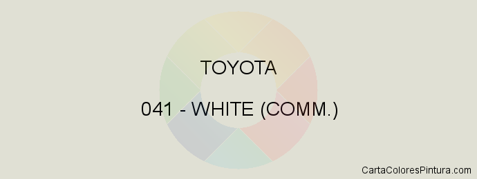 Pintura Toyota 041 White (comm.)