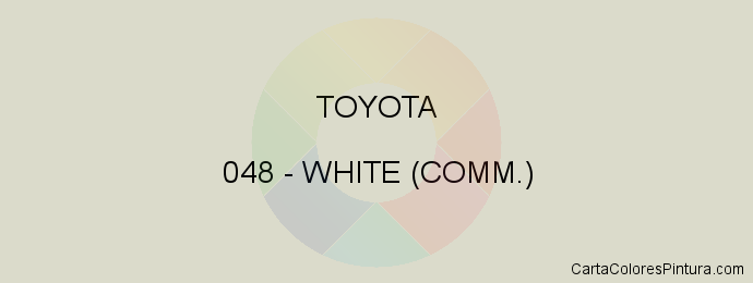Pintura Toyota 048 White (comm.)