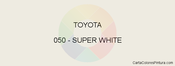 Pintura Toyota 050 Super White