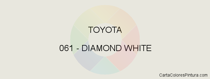 Pintura Toyota 061 Diamond White