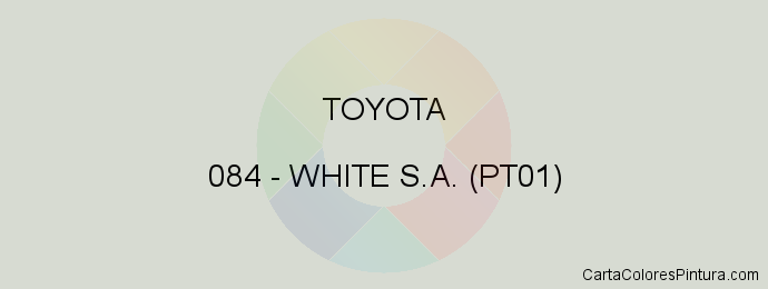 Pintura Toyota 084 White S.a. (pt01)