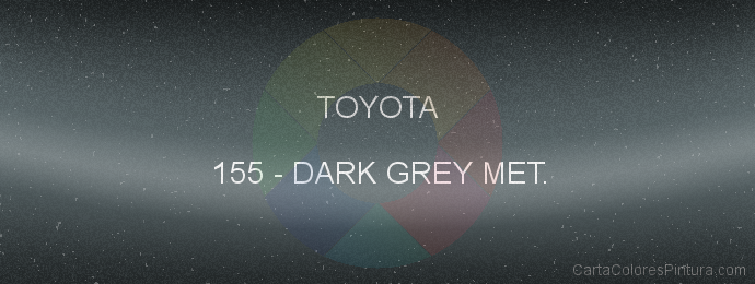 Pintura Toyota 155 Dark Grey Met.