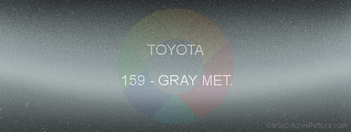 Pintura Toyota 159 Gray Met.