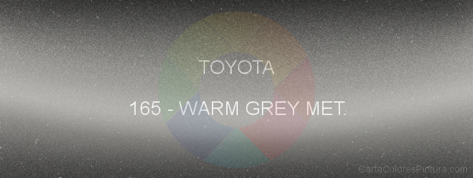 Pintura Toyota 165 Warm Grey Met.