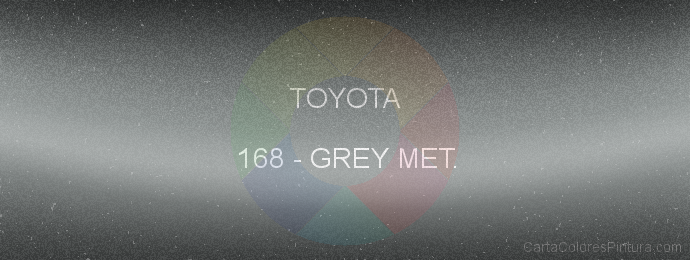 Pintura Toyota 168 Grey Met.