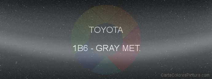 Pintura Toyota 1B6 Gray Met.