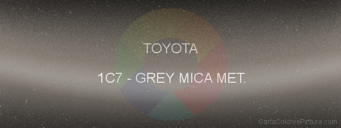 Pintura Toyota 1C7 Grey Mica Met.