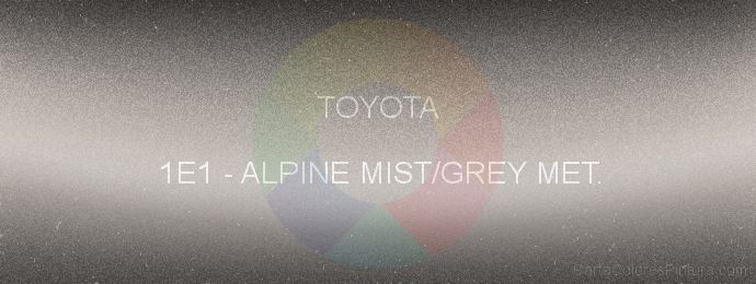 Pintura Toyota 1E1 Alpine Mist/grey Met.