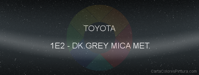 Pintura Toyota 1E2 Dk.grey Mica Met.