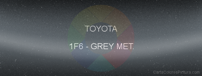 Pintura Toyota 1F6 Grey Met.