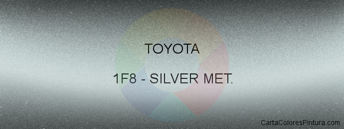 Pintura Toyota 1F8 Silver Met.
