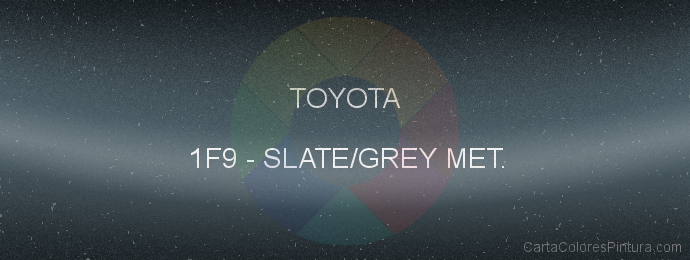 Pintura Toyota 1F9 Slate/grey Met.