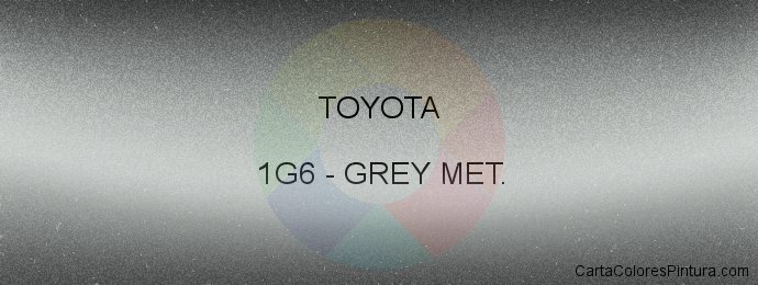 Pintura Toyota 1G6 Grey Met.