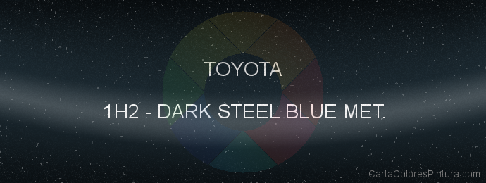 Pintura Toyota 1H2 Dark Steel Blue Met.