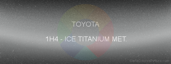 Pintura Toyota 1H4 Ice Titanium Met.