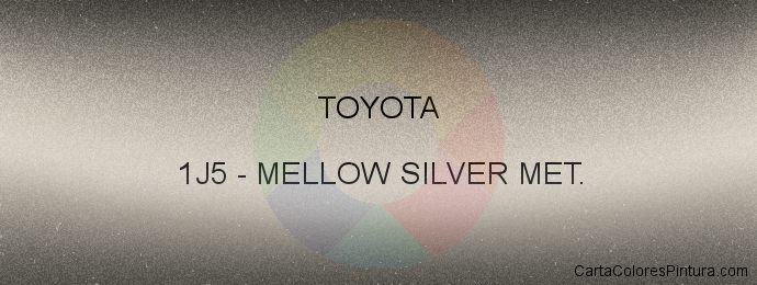 Pintura Toyota 1J5 Mellow Silver Met.