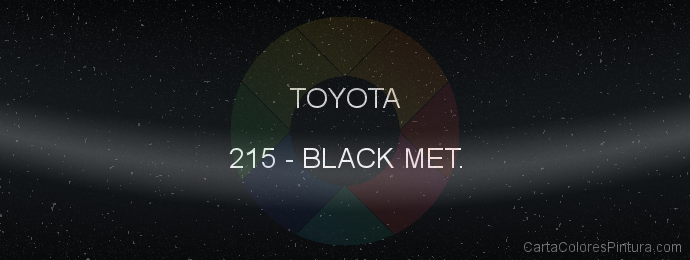 Pintura Toyota 215 Black Met.