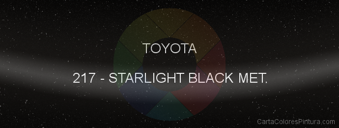 Pintura Toyota 217 Starlight Black Met.