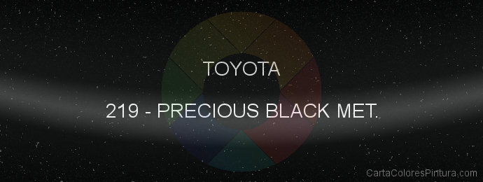 Pintura Toyota 219 Precious Black Met.
