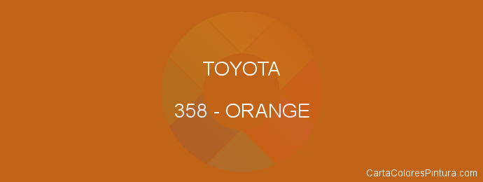 Pintura Toyota 358 Orange