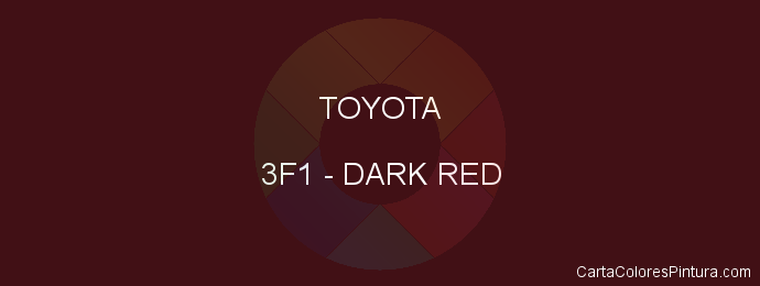 Pintura Toyota 3F1 Dark Red