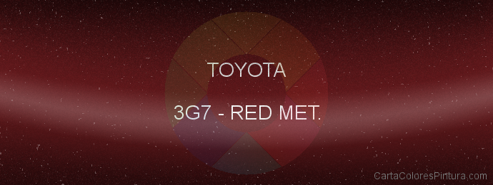 Pintura Toyota 3G7 Red Met.