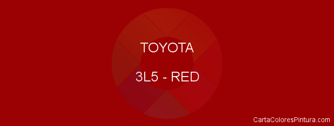 Pintura Toyota 3L5 Red