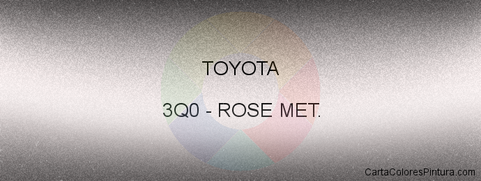 Pintura Toyota 3Q0 Rose Met.
