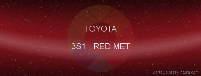 Pintura Toyota 3S1 Red Met.