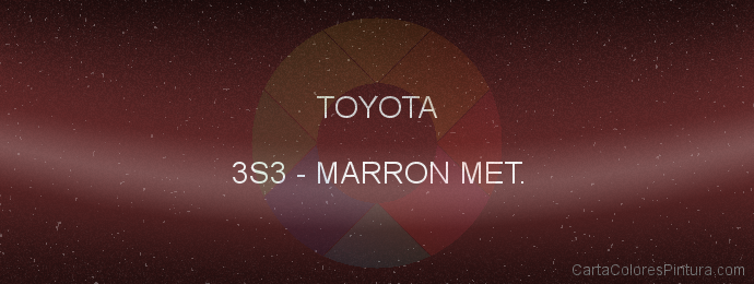 Pintura Toyota 3S3 Marron Met.