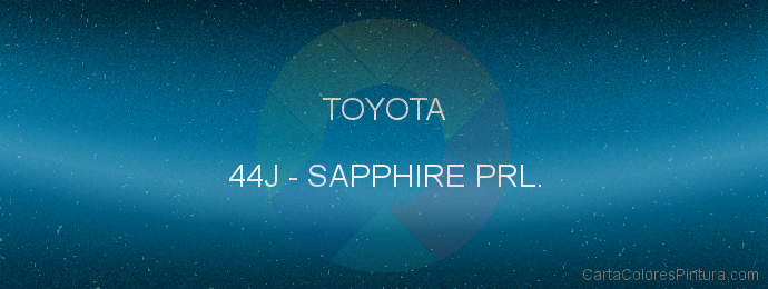 Pintura Toyota 44J Sapphire Prl.