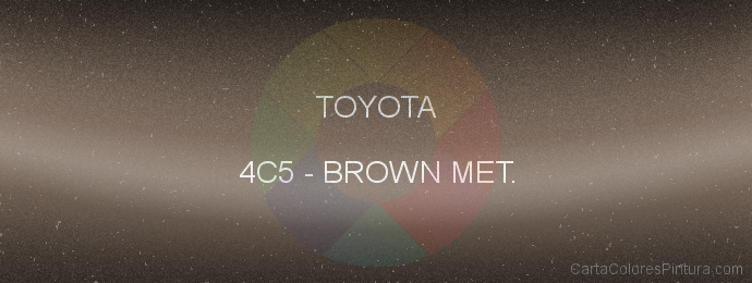 Pintura Toyota 4C5 Brown Met.